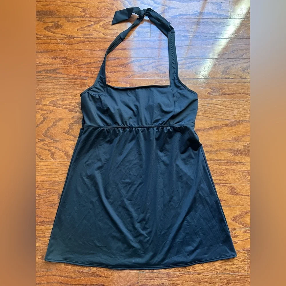 Lands' End Black Swim Coverup Size 14